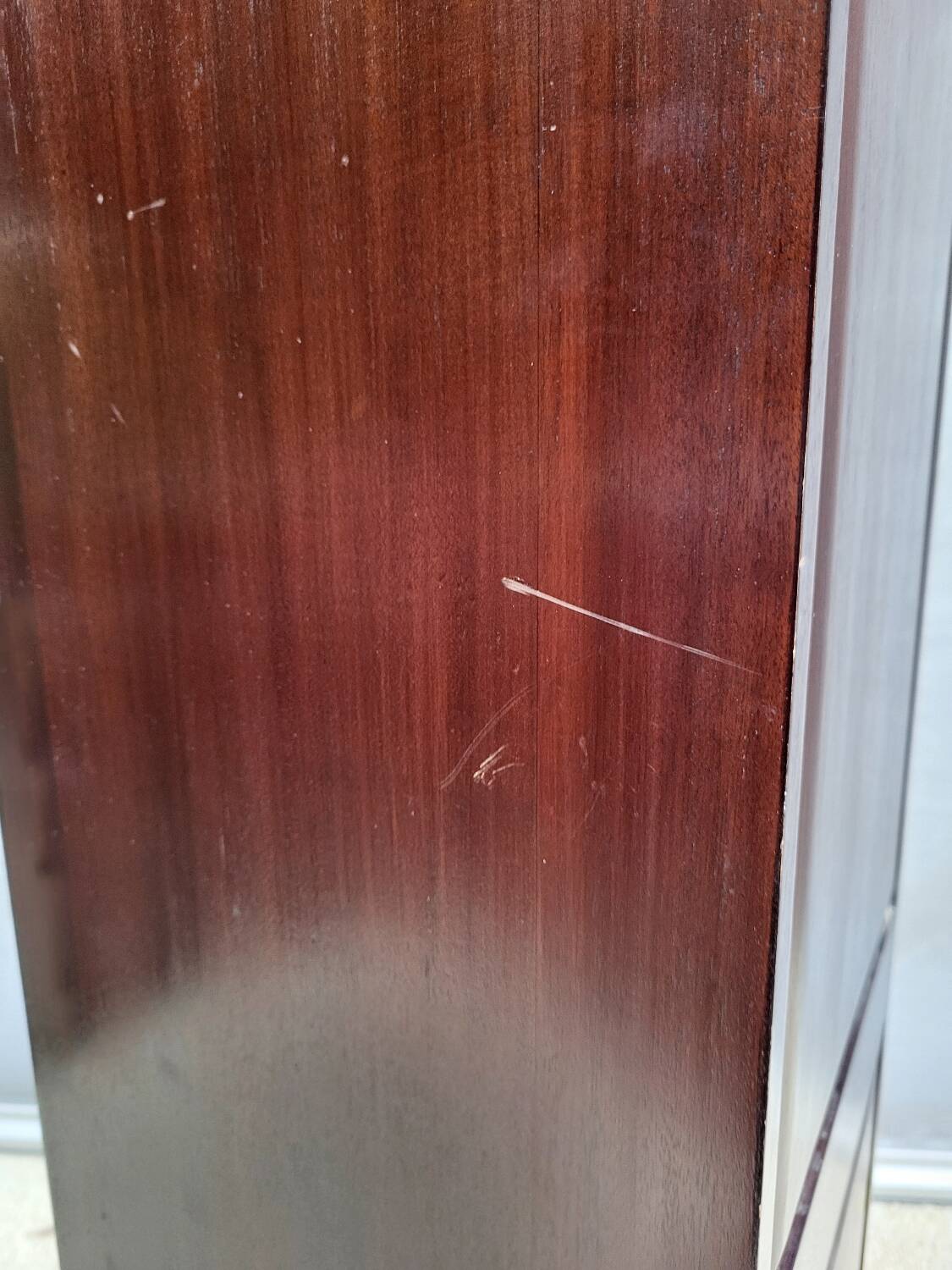 Vintage colonial column bookcase