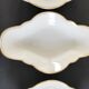 6 small German porcelain dishes