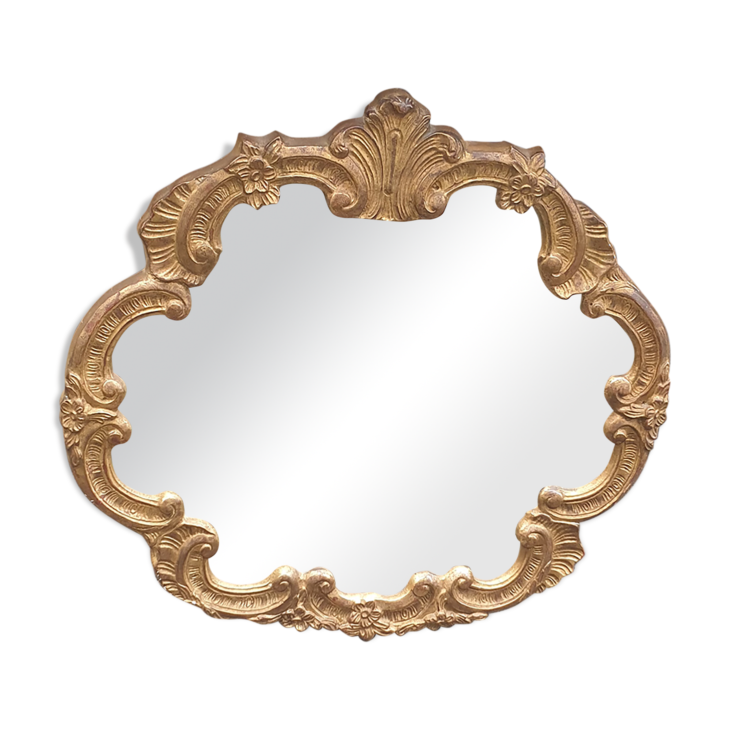Miroir baroque doré