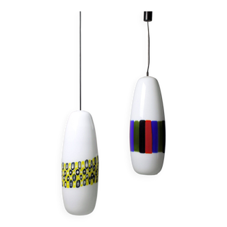 L143 pendant lamps by Alessandro Pianon for Vistosi, 1960s