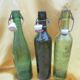 3 old bottles of biere brasserie chatain Bordeaux