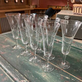 8 champagne flutes RGR