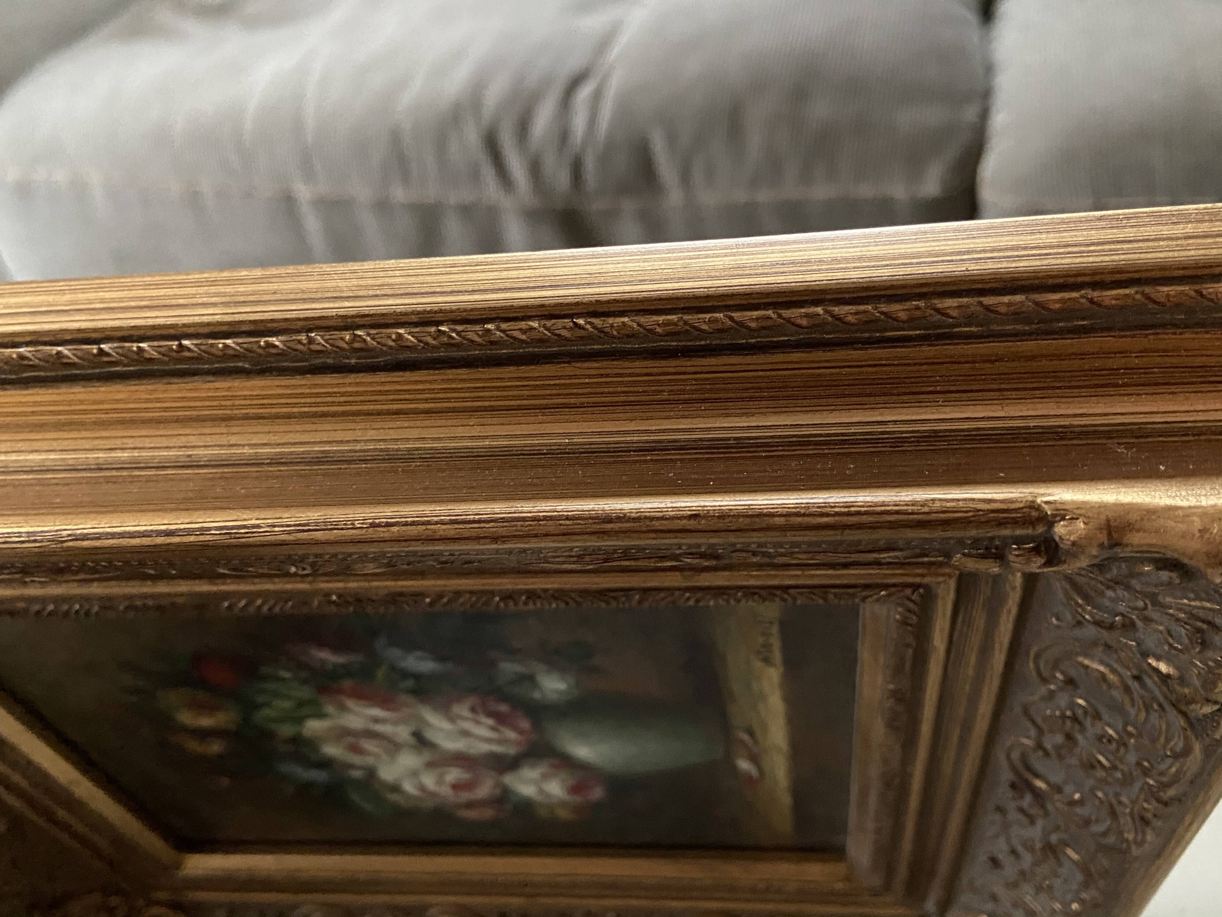 Painting bouquet of flowers