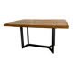 Natural oak dining table