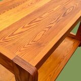 Table basse vintage à double plateau, vers 1970