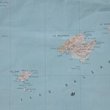 Vintage IGN map of Algiers