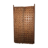 Porte indienne ancienne à 2 battants