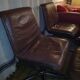 Set of four leather chairs Wilkhahn Germany design 1981