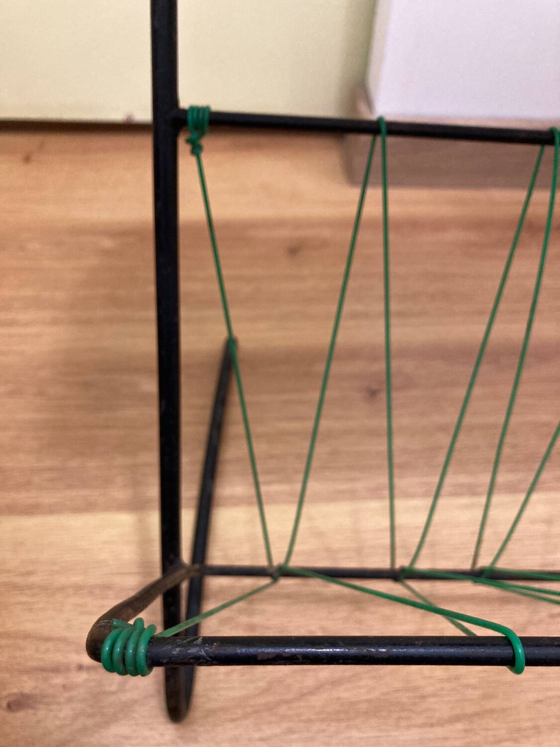 Desserte scoubidou années 50-60 turquoise