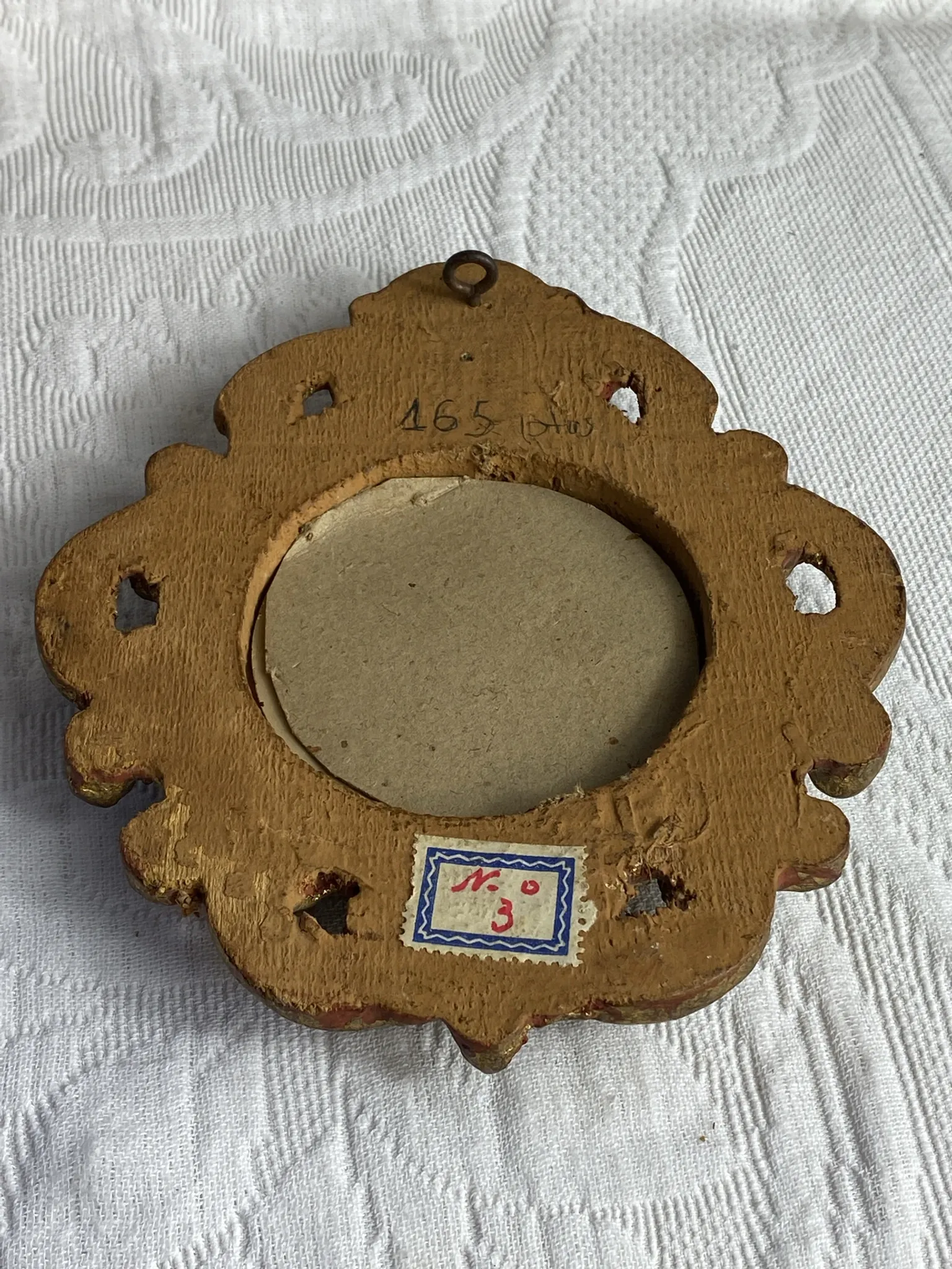 Miroir en bois sculpté de style rococo