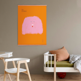 Colorful dog wall poster for child 30cm*40cm