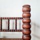 1950s turned wooden corner chair