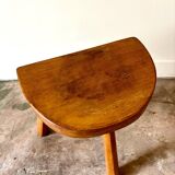 Wooden tripod stool