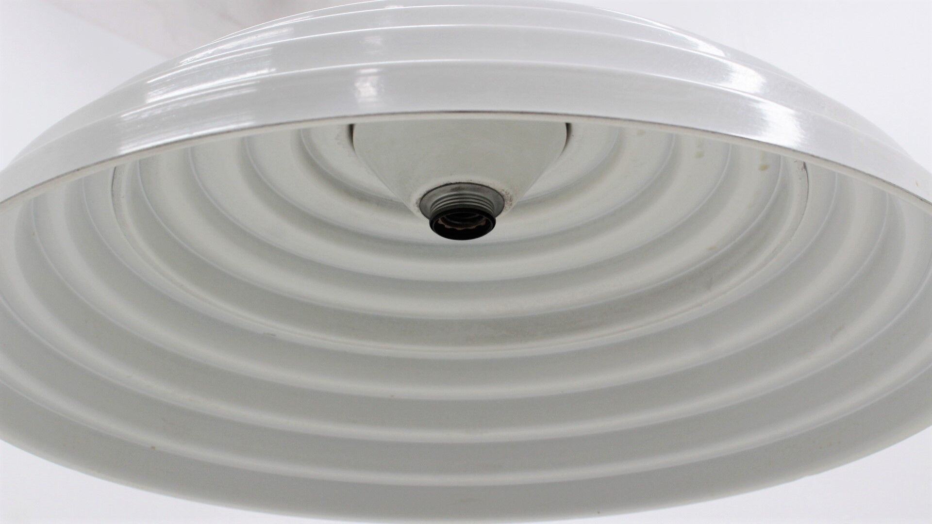 Set of 2 vintage hanging lamps Martinelli 1970s