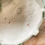 Cache pot en barbotine fleurie