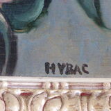 Table signed floral composition Hybac