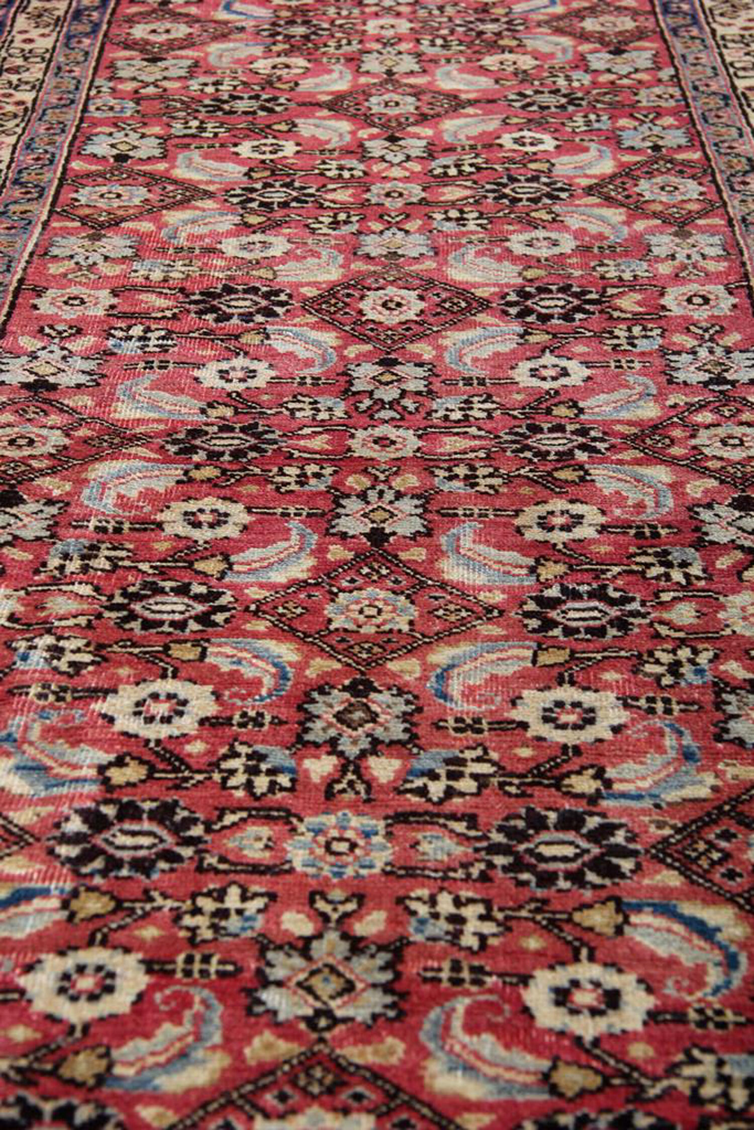 Persian Hamadan runner rug 92x290cm