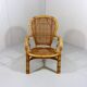 Italian rattan chair 1970's
