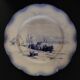 Sarreguemines earthenware plate with Marine decor late 19th century early 20th century