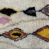 New Moroccan Berber rug M'rirt – 200x300 cm – Multicolored diamonds