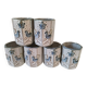 Set of 6 small vintage ceramic cups - Hygge & Lagom spirit