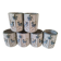 Set of 6 small vintage ceramic cups - Hygge & Lagom spirit