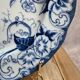Large ironstone dish Creil & Montereau – Flora model – 30.5 cm
