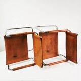 Chaises Bauhaus S34, conçues par Mart Stam, Bulthaup, Allemagne, années 1980.