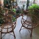 Fauteuil corbeille en rotin