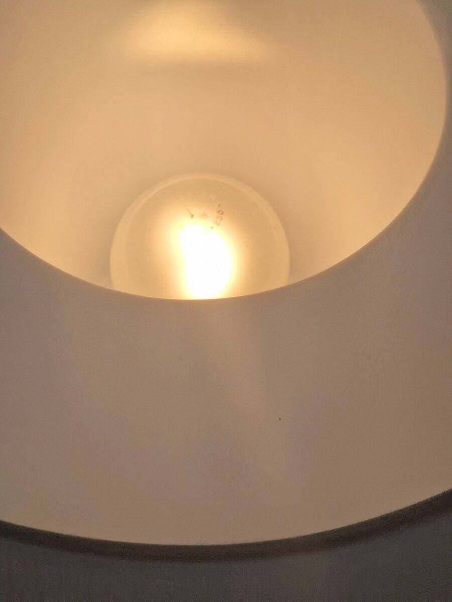 Vintage Glass Table Lamp by U. & O. Kristiansson for Luxus Vittsjö, Sweden, 1969