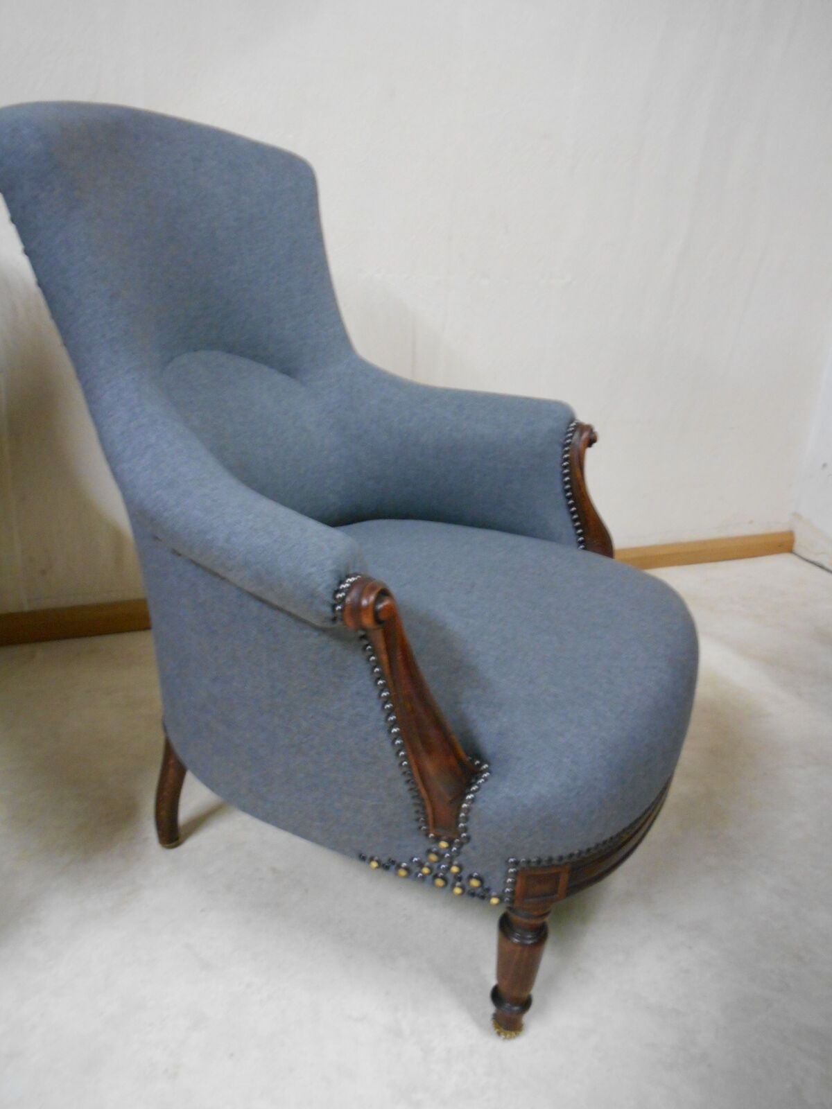 Pair of armchairs Toad Napoleon III