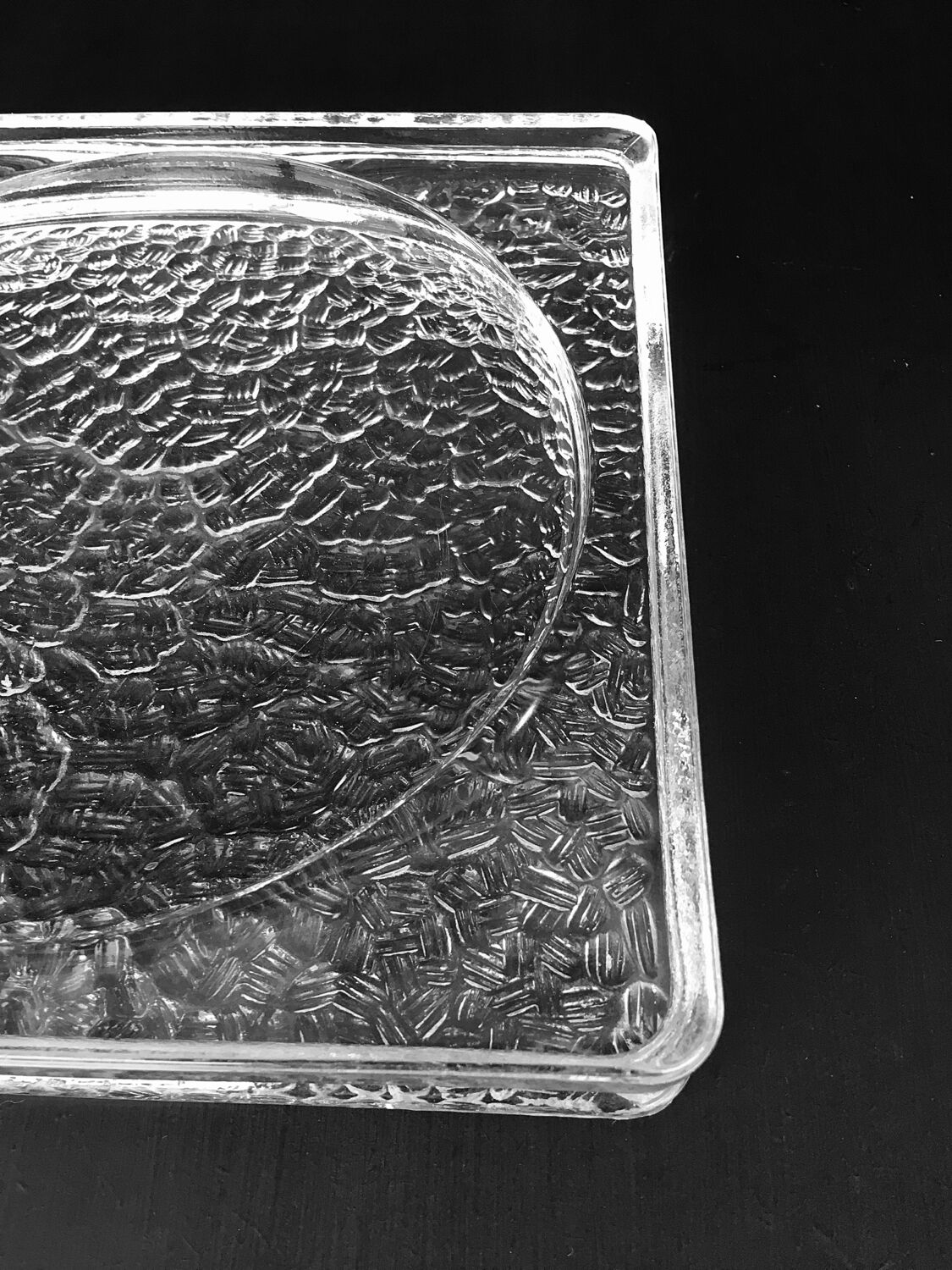 Glass paving stone