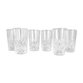Set of 6 bayel cut crystal whiskey glasses