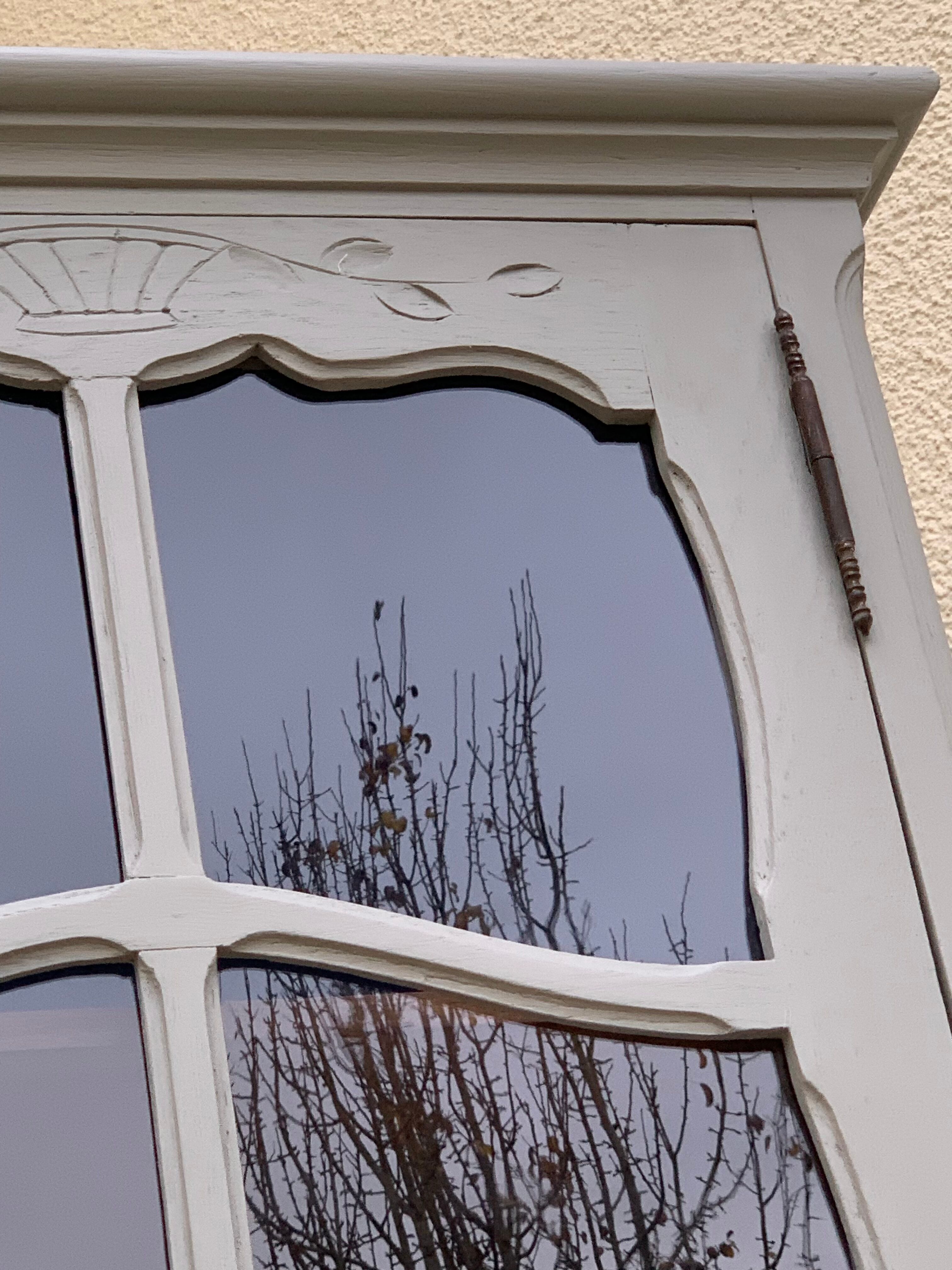 1930s Parisian glass-fronted wardrobe