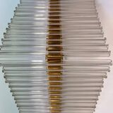 Rare glass wall lamp by Kamenicky Senov, 1960s