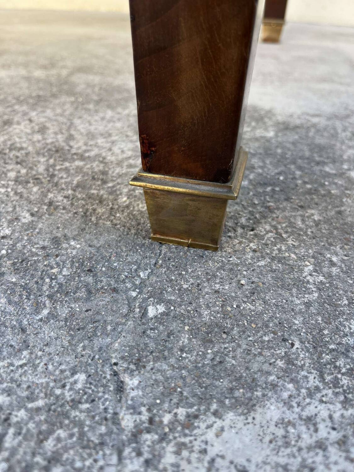 Empire style desk in solid mahogany, 19th century