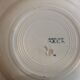 Set of 12 deep terre de fer plates