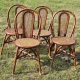 Vintage Rattan and Cane Dining Room