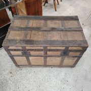 Large Vintage Travel Trunk - Locksmith Léopold Habert – 1920