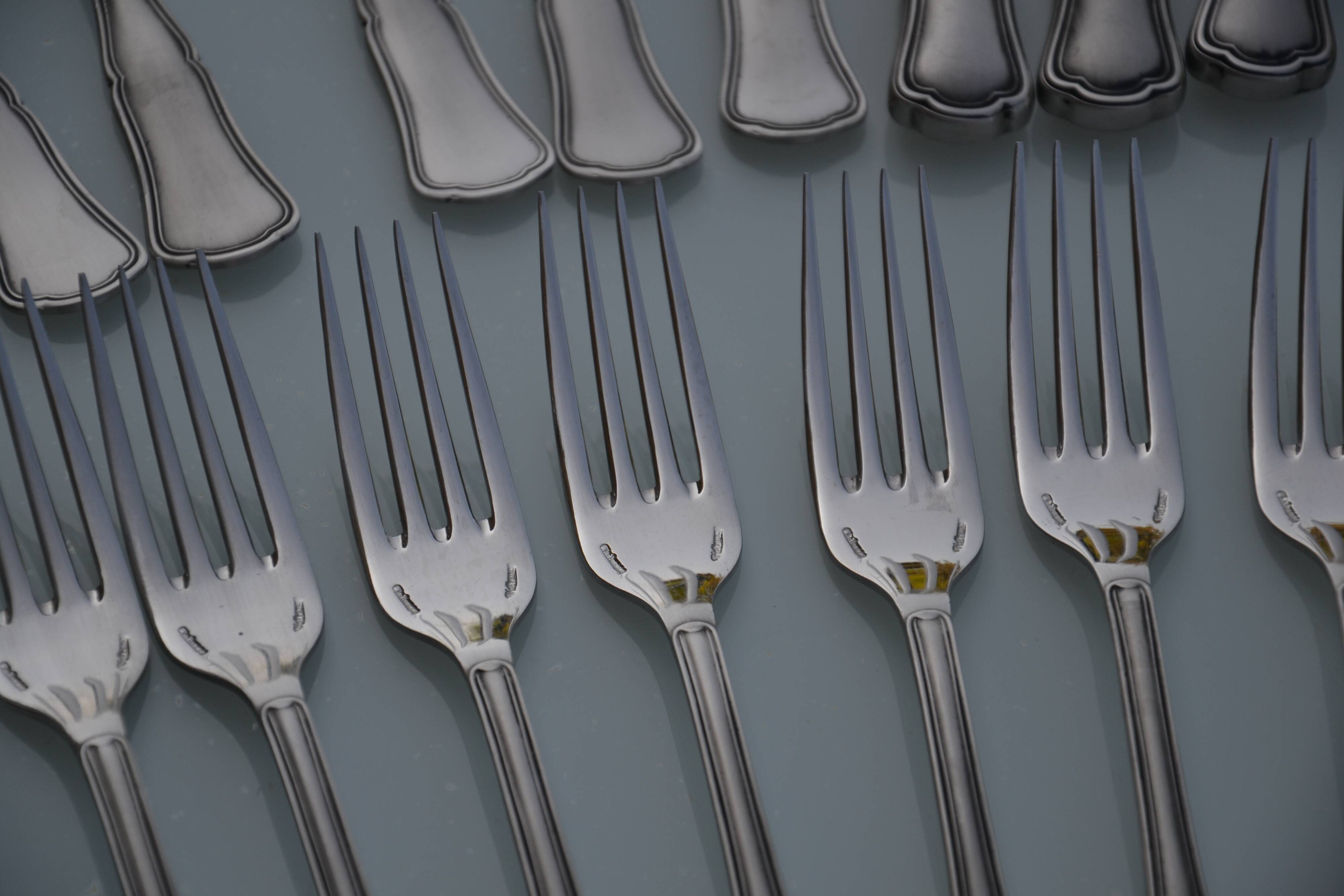 Set of knives, forks and soup spoons from Chabanne Cutlery