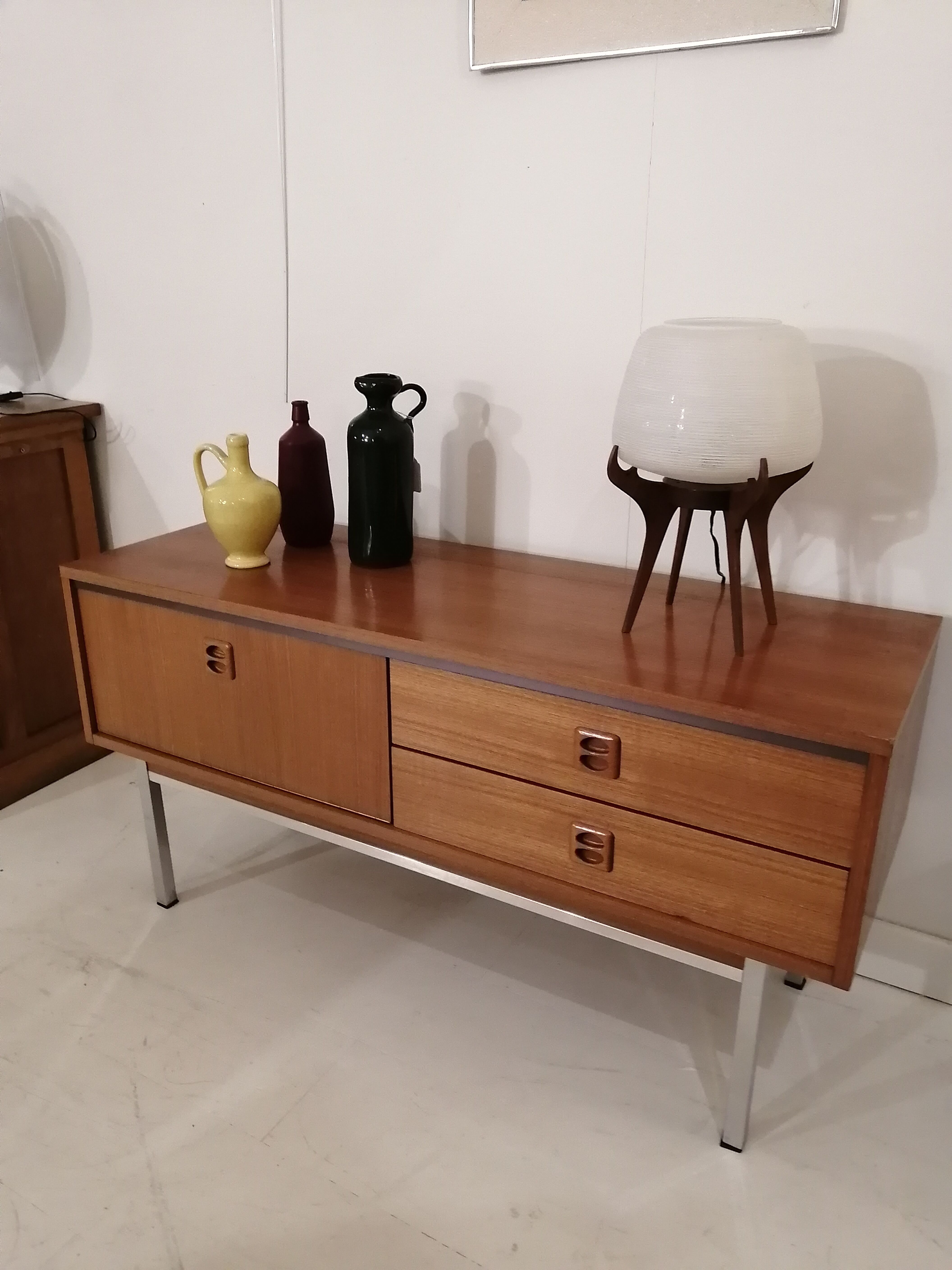 Scandinavian style teck sideboard