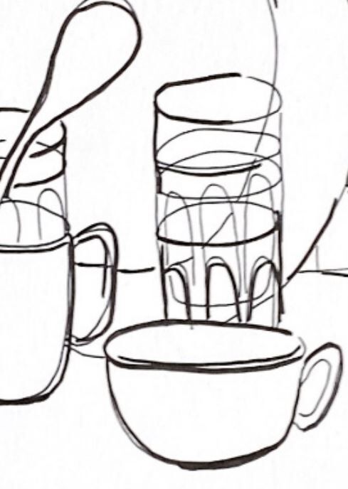 Illustration " Snack " A4