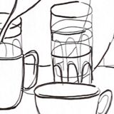 Illustration " Goûter " A4