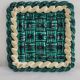 Vallauris woven ceramic trivet/bottle coaster