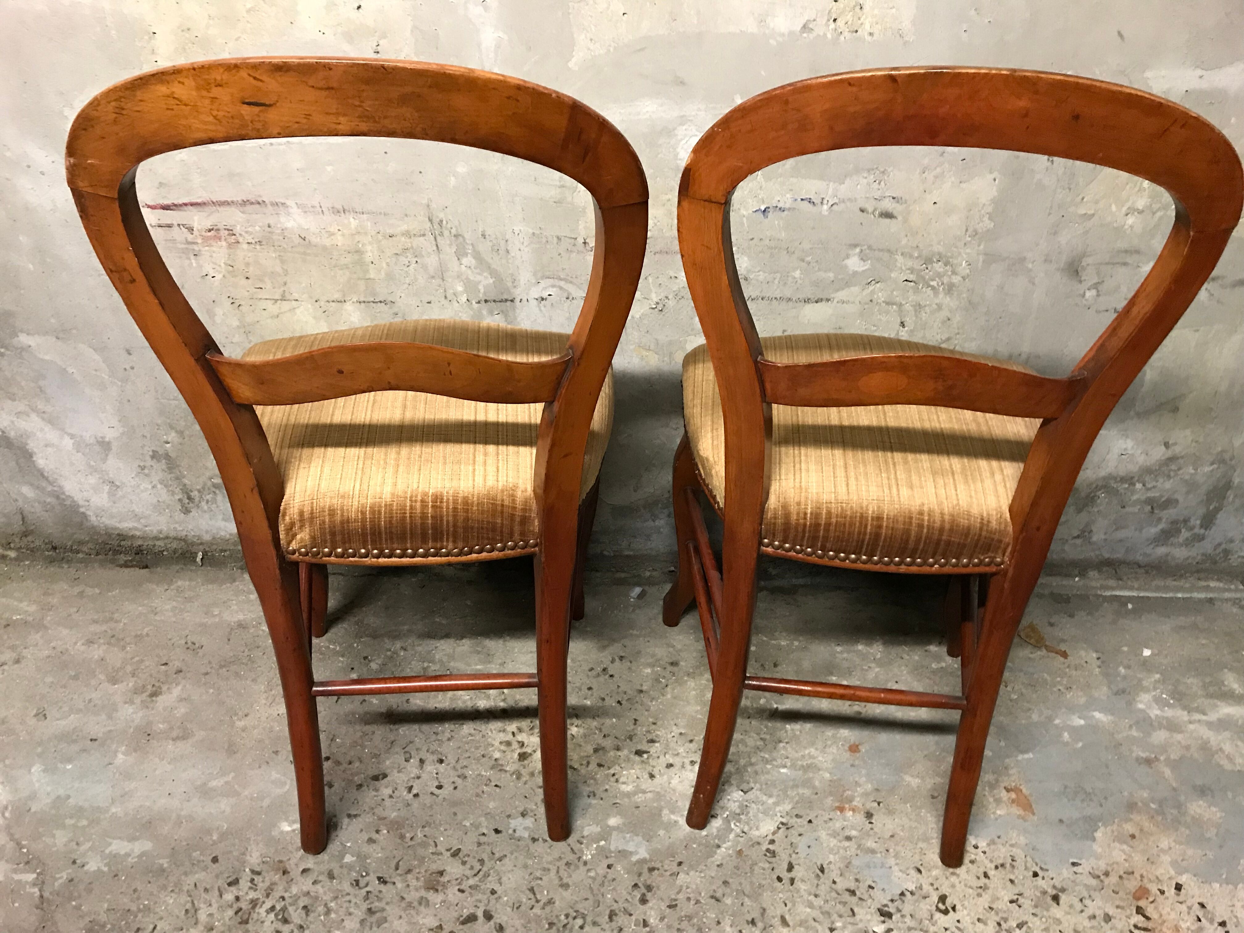 Pair of Louis Philippe chairs