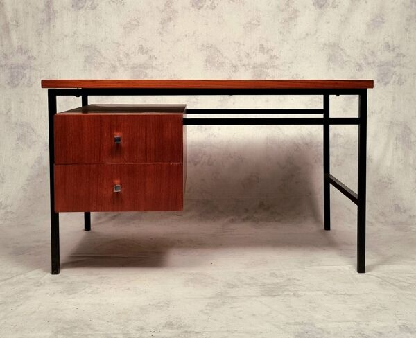 Bureau moderniste de Luigi Bartolini - Teck - Ca 1960
