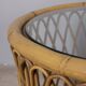 Vintage 1970s Italian design bamboo coffee table