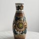 Vase fleurs, céramique vernissée Polonaise.