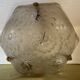 Art Deco glass press basin suspension signed Degue