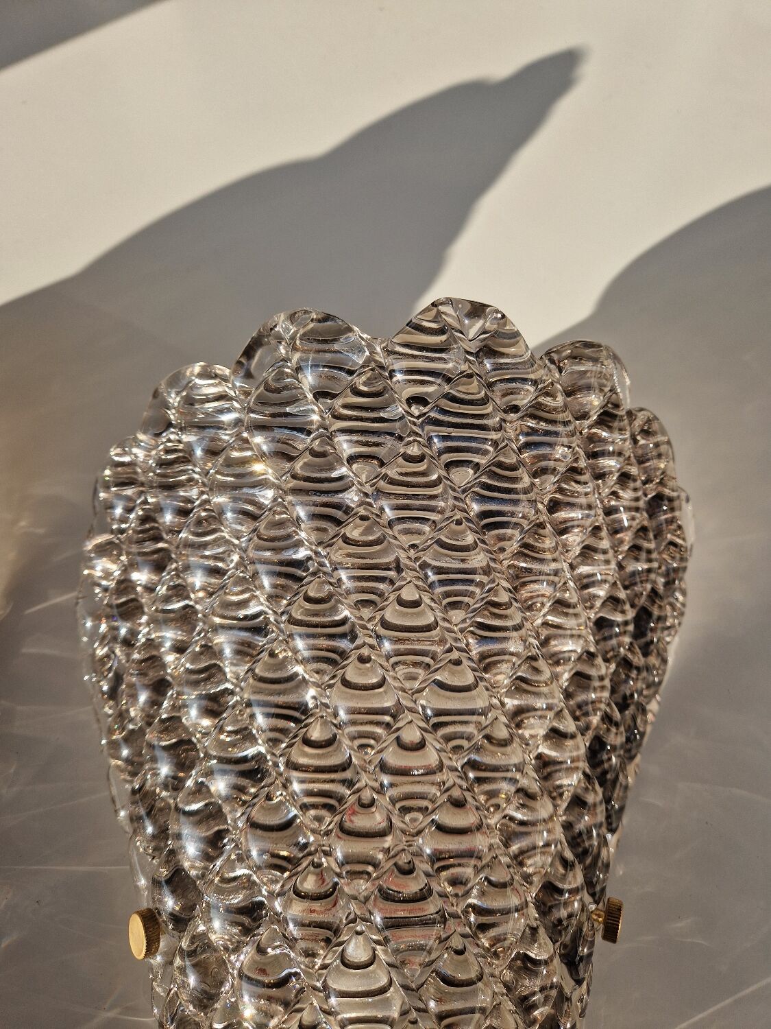 Pair of Murano glass wall lights